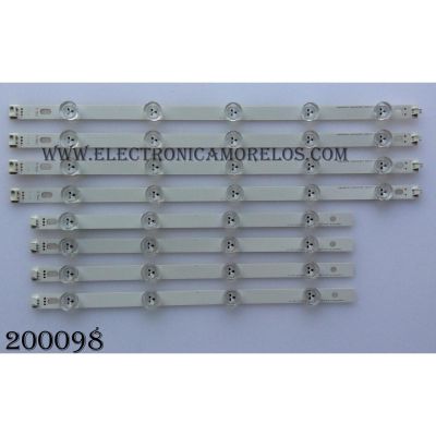 KIT DE LED'S PARA TV (10 PIEZAS) / LG PANEL HC390DUN-VCFP1-21XX / MODELOS  39LP620H-UH / 39LP620H-UH.BUSJLJR	